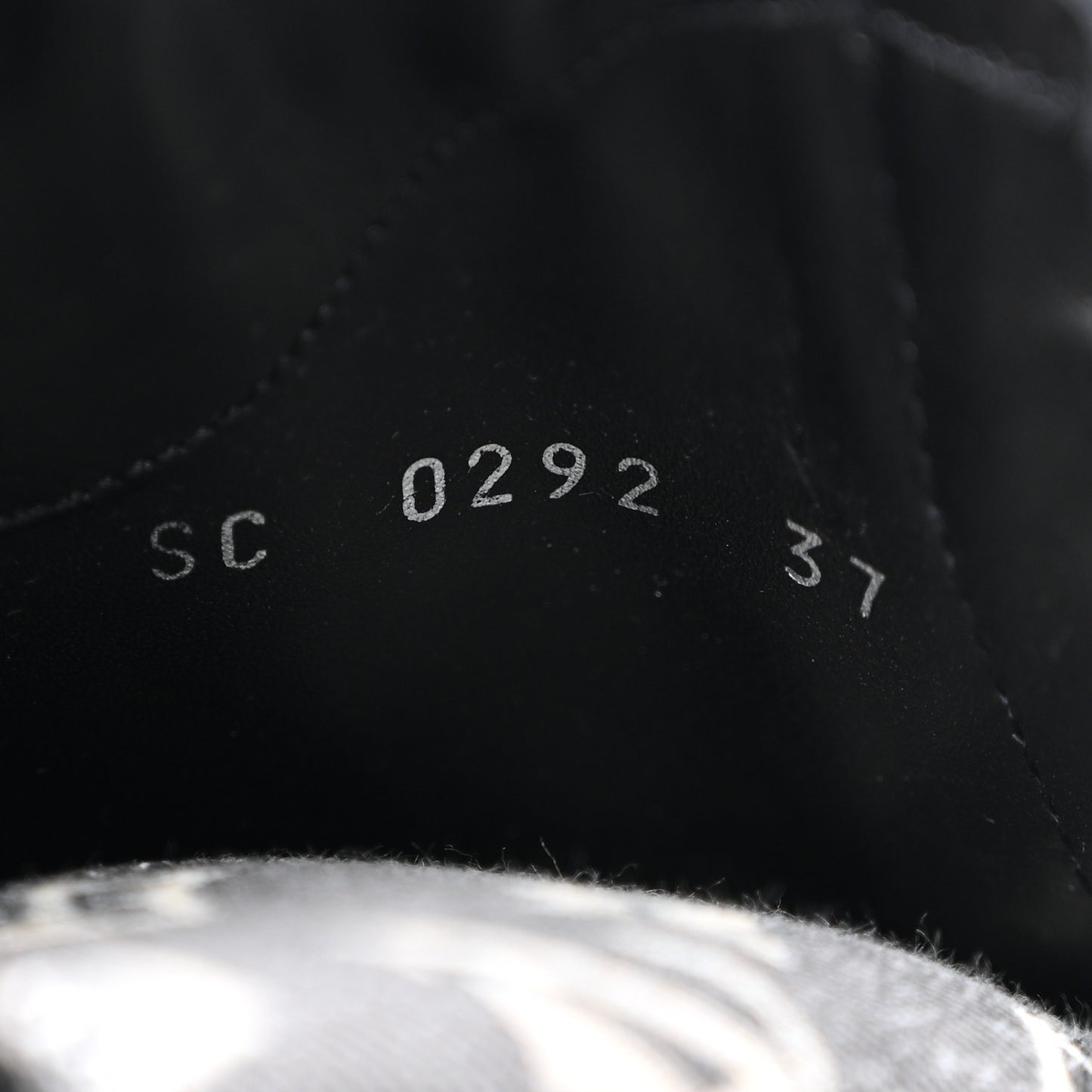 Calfskin Monogram Denim Laureate Platform Desert Boots 37 Grey