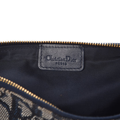 Christian Dior Monogram Mini Saddle Pochette Navy 6 of 10