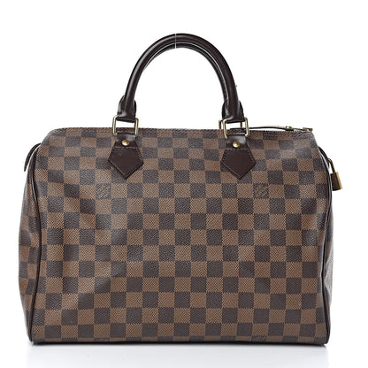 Louis Vuitton Damier Ebene Speedy 30 1 of 12