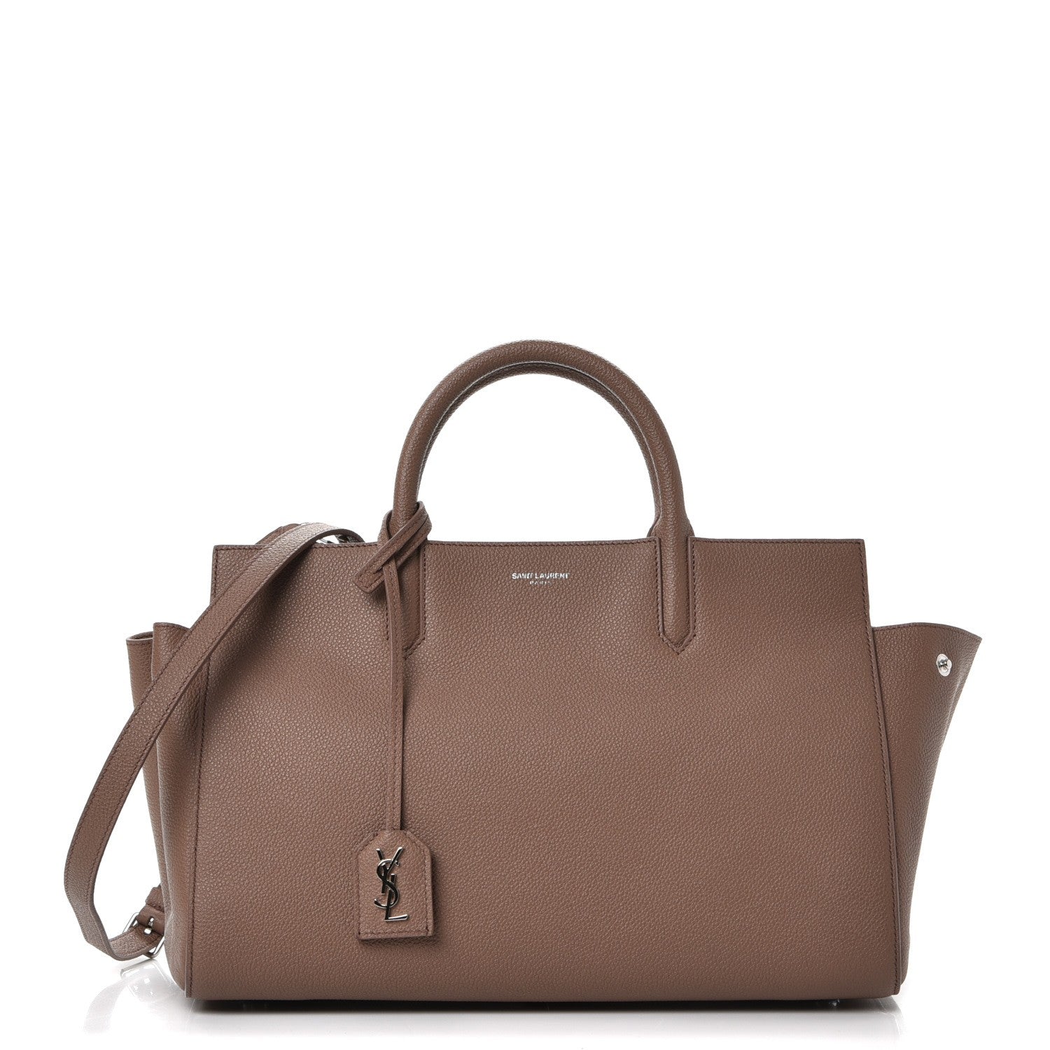 Saint Laurent Grained Calfskin Small Rive Gauche Fard 1 of 9