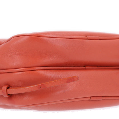 The Row ROW Grained Calfskin Mini Twin Crossbody Bag Brick 8 of 9