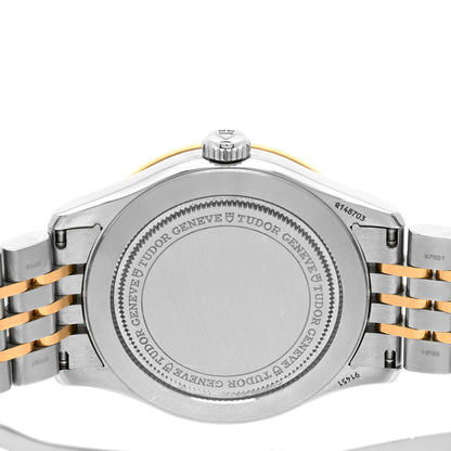 TUDOR Stainless Steel 18K Rose Gold Diamond 36mm 1926 Automatic Watch White 91451 4 of 5