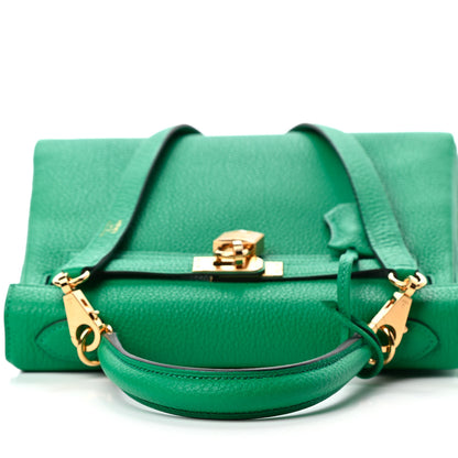 Hermes Togo Kelly Retourne 25 Menthe 8 of 36