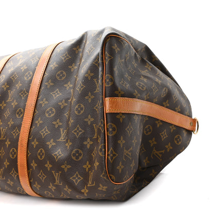 Louis Vuitton Monogram Keepall Bandouliere 55 9 of 9