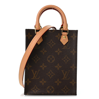 Louis Vuitton Monogram Petit Sac Plat 1 of 12