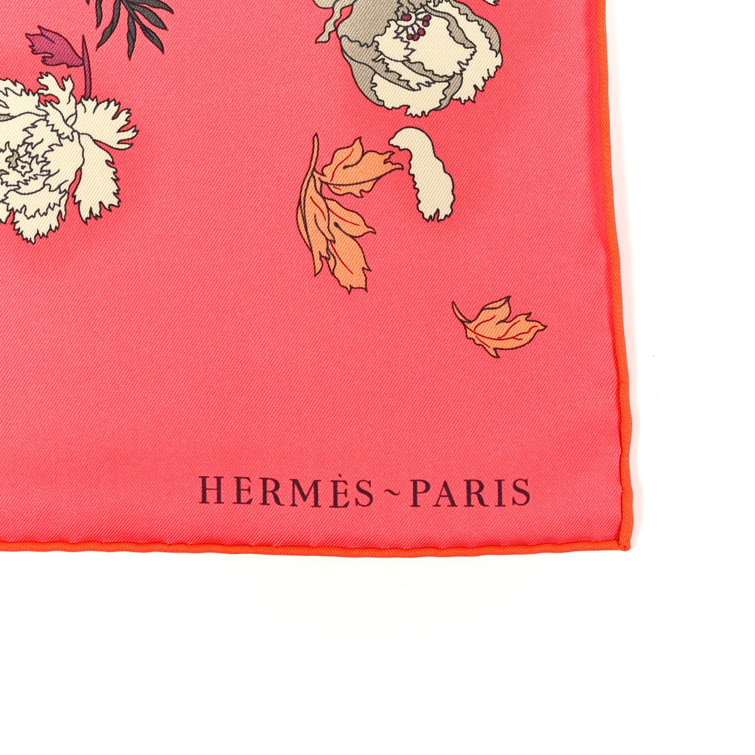 Hermes Silk Robe Legere Scarf 90 Rose Lipstick Vieux Rose 3 of 3