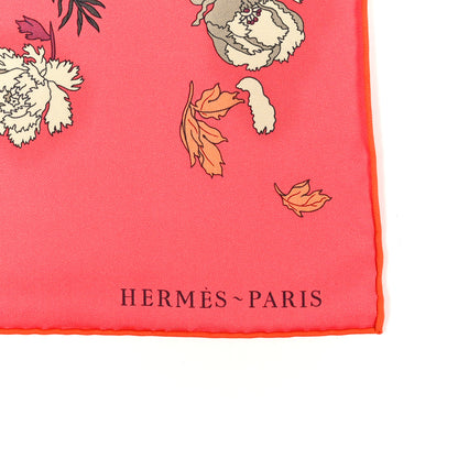 Hermes Silk Robe Legere Scarf 90 Rose Lipstick Vieux Rose 3 of 3