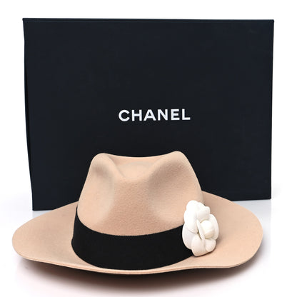 Chanel Suede Wide Brim Hat S Beige 9 of 9