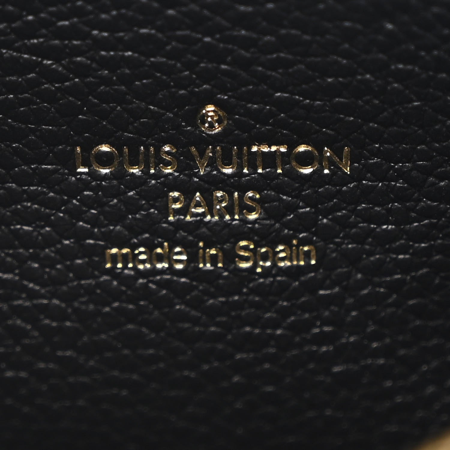 Louis Vuitton Empreinte Monogram Giant Double Zip Pochette Black Cream 7 of 11