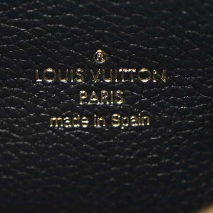 Louis Vuitton Empreinte Monogram Giant Double Zip Pochette Black Cream 7 of 11
