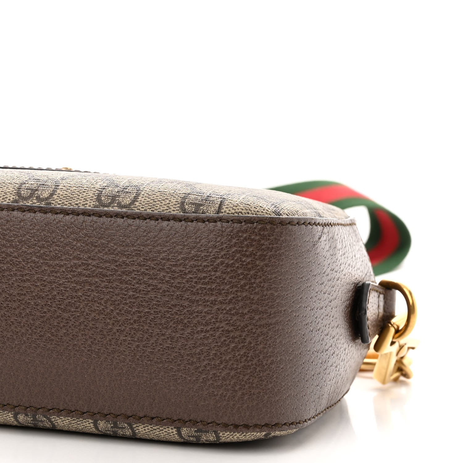 Gucci GG Supreme Monogram Web Neo Vintage Shoulder Bag Beige New Acero Crop 10 of 11