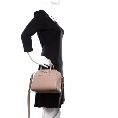 Givenchy Shiny Lord Calfskin Mini Antigona Taupe 3 of 10