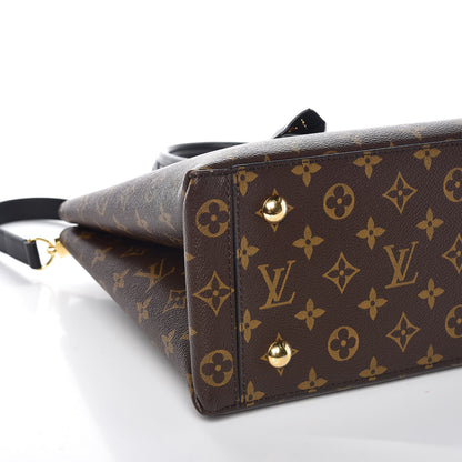 Louis Vuitton Monogram Flower Tote Black 6 of 9