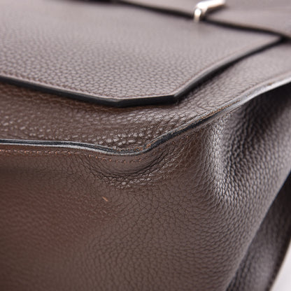 Hermes Taurillon Clemence Jypsiere 34 Chocolate 25 of 29