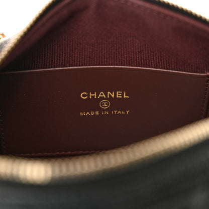 Chanel Caviar Quilted Barrel Clutch With Chain Black 6 of 11