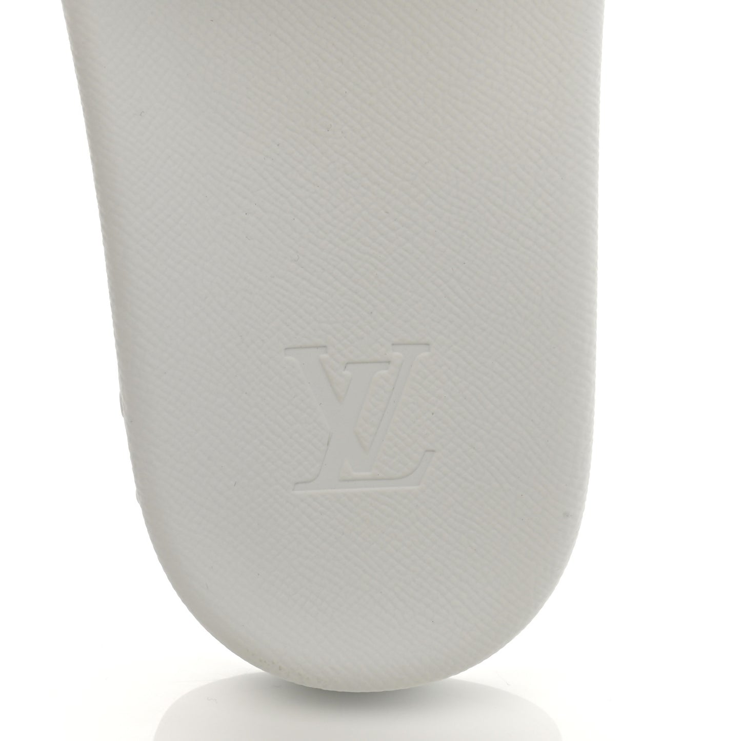 Metallic Rubber Embossed Monogram Mens Waterfront Mules 9