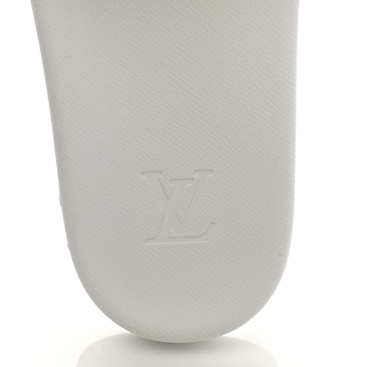 Louis Vuitton Metallic Rubber Embossed Monogram Mens Waterfront Mules 9 6 of 7