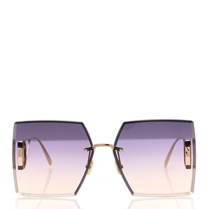 Christian Dior Square 30 Montaigne S7U Sunglasses Purple Pink 2 of 8