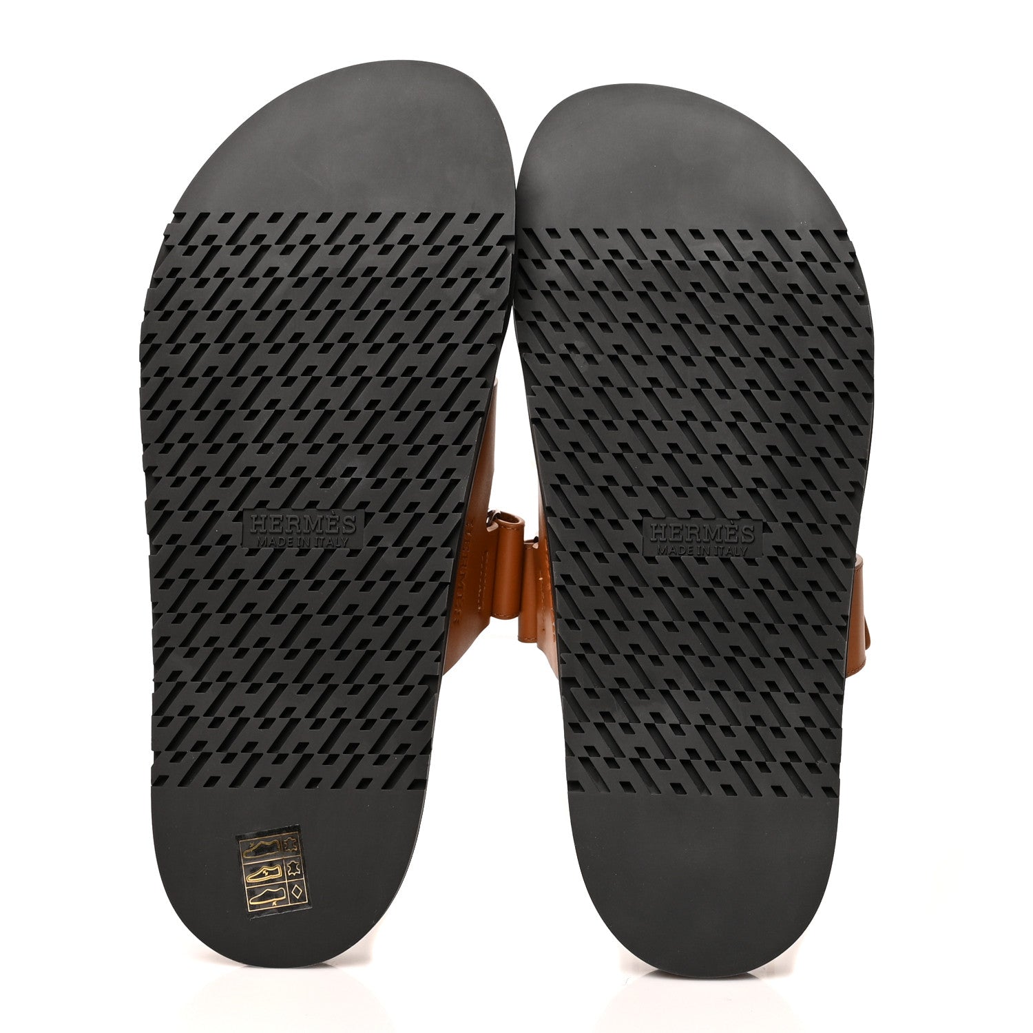 Hermes Calfskin Womens Chypre Sandals 41 Gold 5 of 8