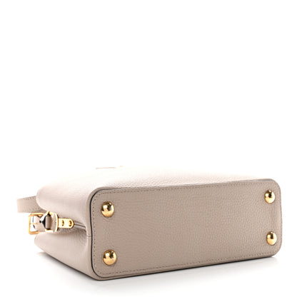 Louis Vuitton Taurillon Capucines BB Galet 4 of 10