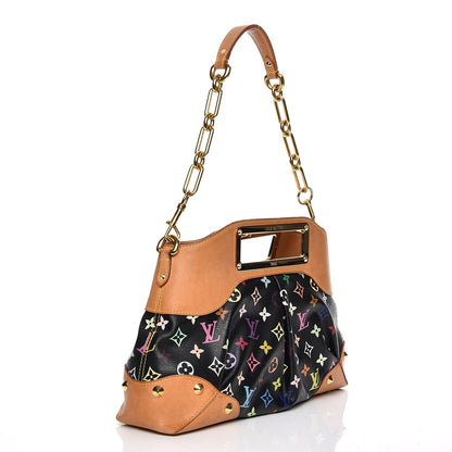 Louis Vuitton Monogram Multicolor Judy MM Black 3 of 14