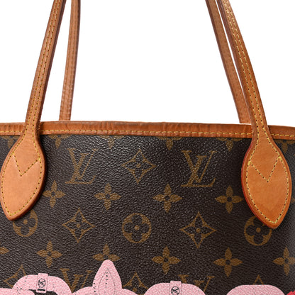Louis Vuitton Monogram Bay Neverfull MM Rose Ballerine Poppy 7 of 11