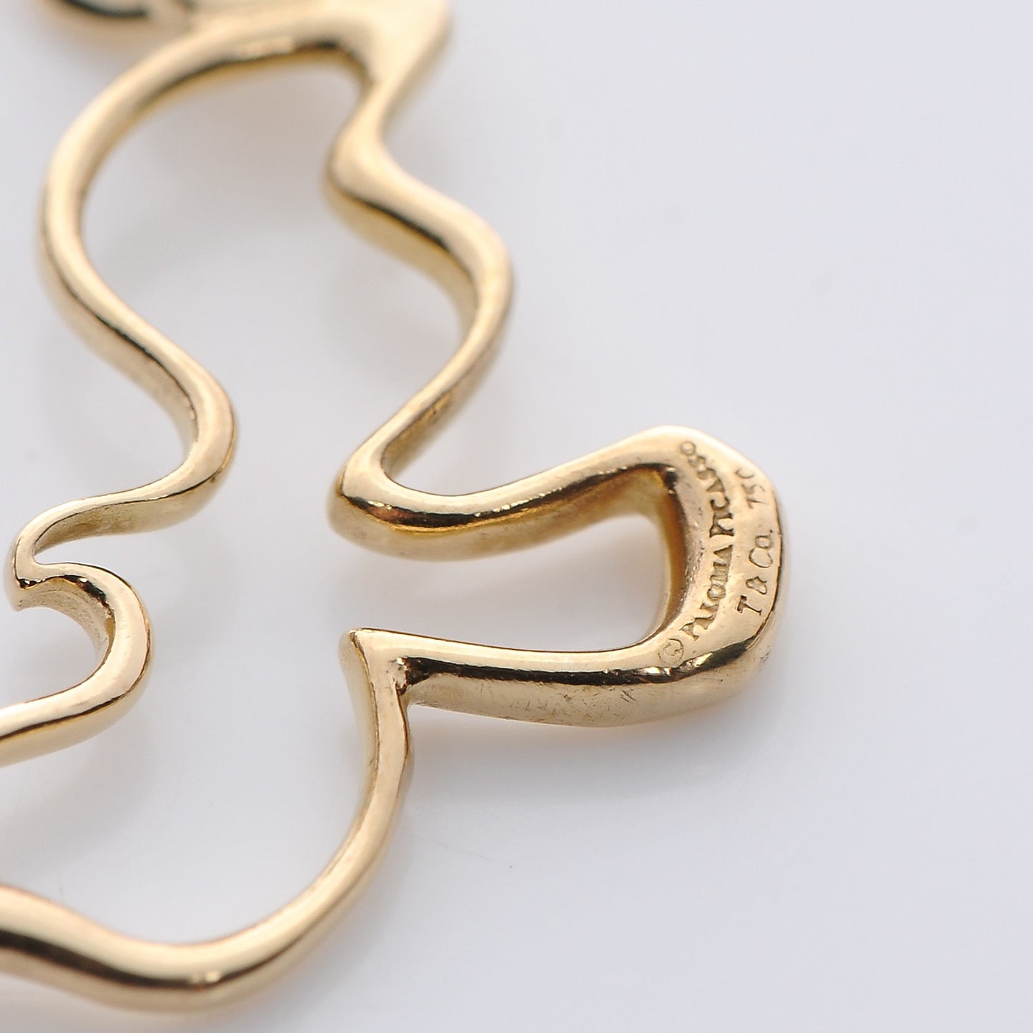 18K Yellow Gold Paloma Picasso Dove Charm