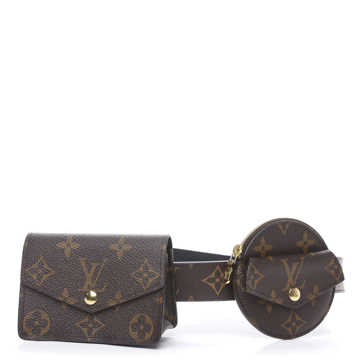 Louis Vuitton Monogram 30mm Daily Multi Pocket Belt 75 28 1 of 8