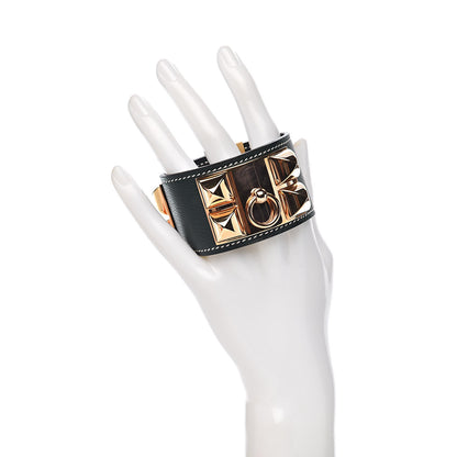 Hermes Evercolor Collier de Chien CDC Bracelet T2 Vert Cypres 2 of 6
