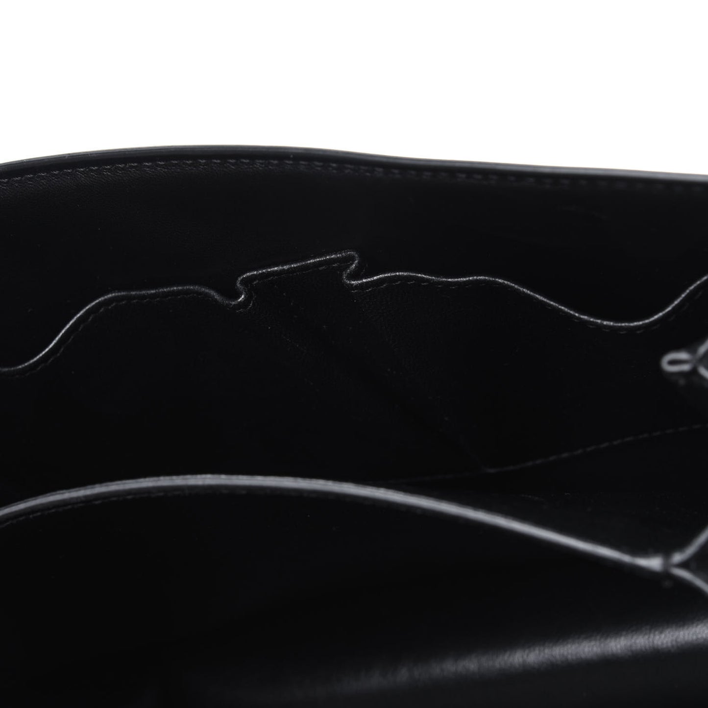 Box Calfskin Medium Classic Box Flap Bag Black