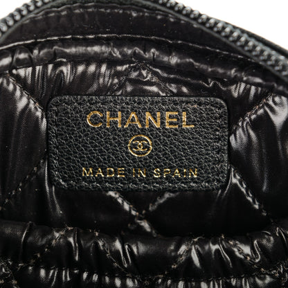 Chanel Goatskin CC Cosmetic Case Black 6 of 14