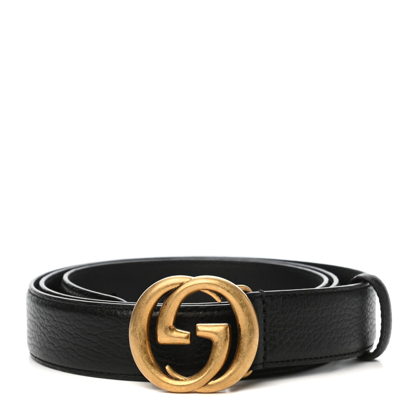 Calfskin Mens Interlocking G Belt 105 42 Black