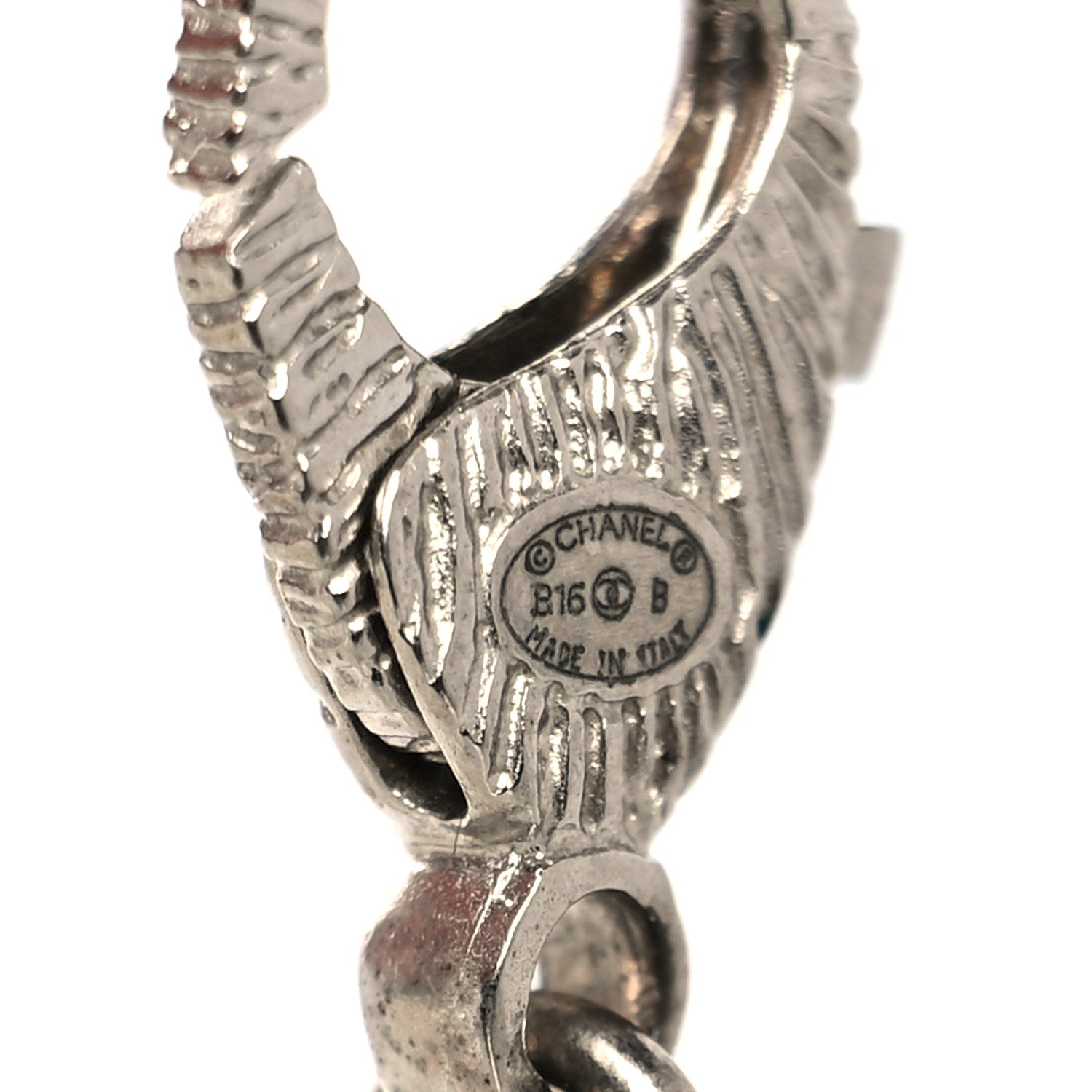 Chanel Pearl Crystal CC Multi Strand Necklace Silver 5 of 11