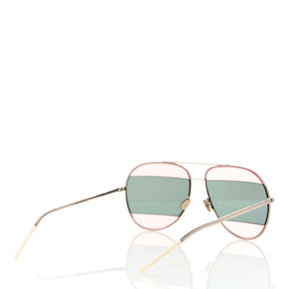 Christian Dior Metal Split 1 Aviator Sunglasses Purple 4 of 7