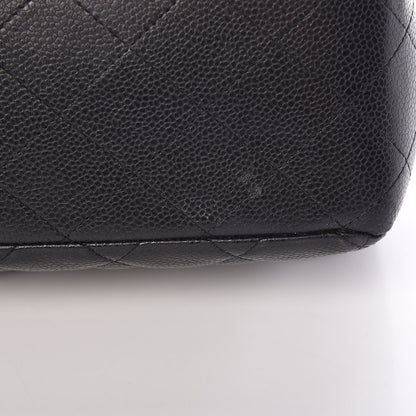 Chanel Caviar Quilted Jumbo Single Flap Black 15 of 17