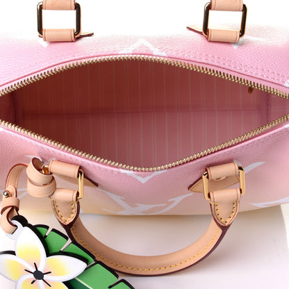 Louis Vuitton Monogram Giant By The Pool Speedy Bandouliere 25 Light Pink 4 of 10