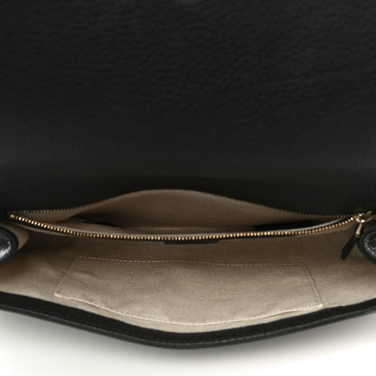 Gucci Pebbled Calfskin Medium Soho Clutch Black 5 of 19