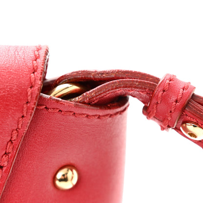Salvatore Ferragamo Calfskin Abbey Crossbody Shoulder Bag Red 14 of 17
