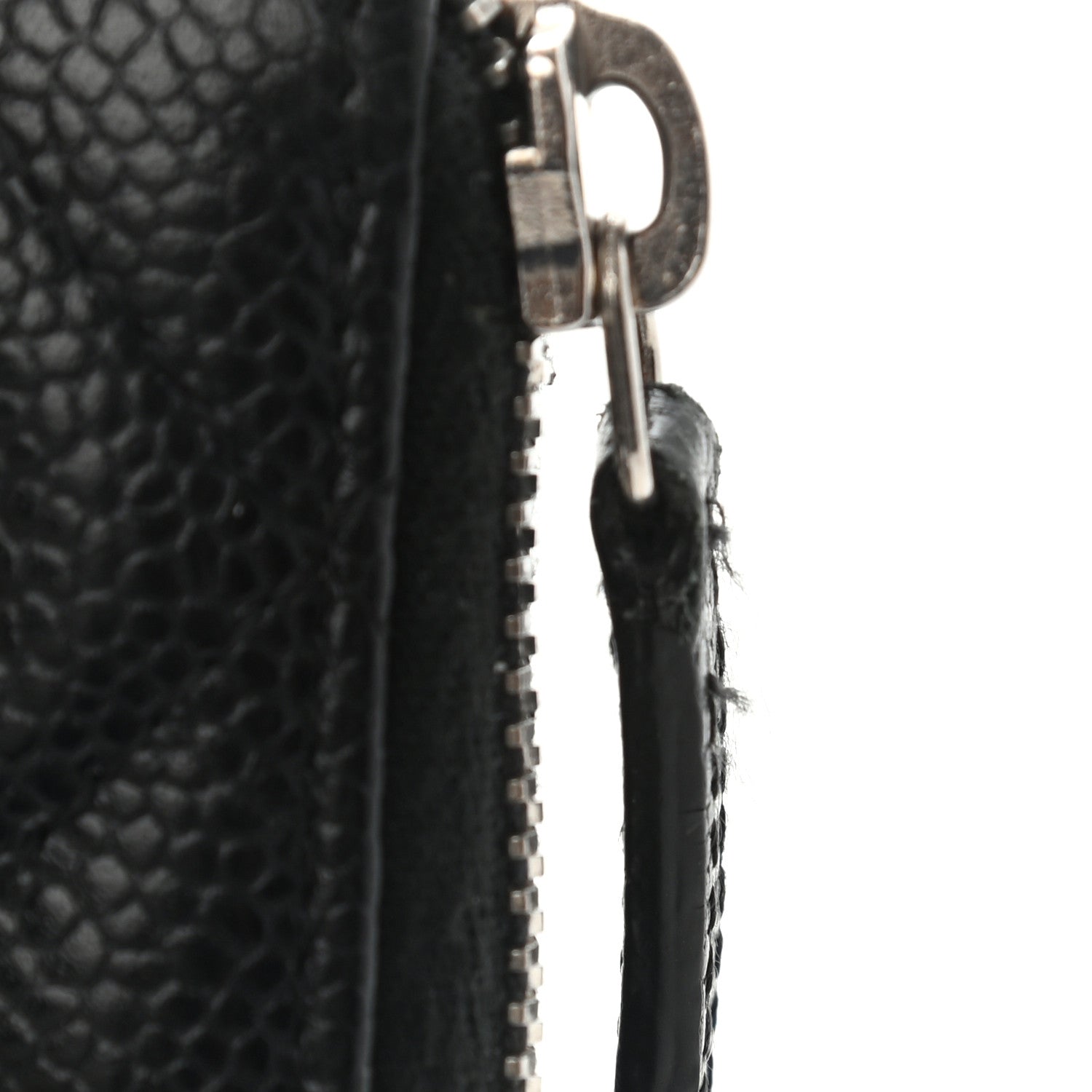 Chanel Caviar Quilted Large Gusset Zip Around Wallet Black 9 of 9