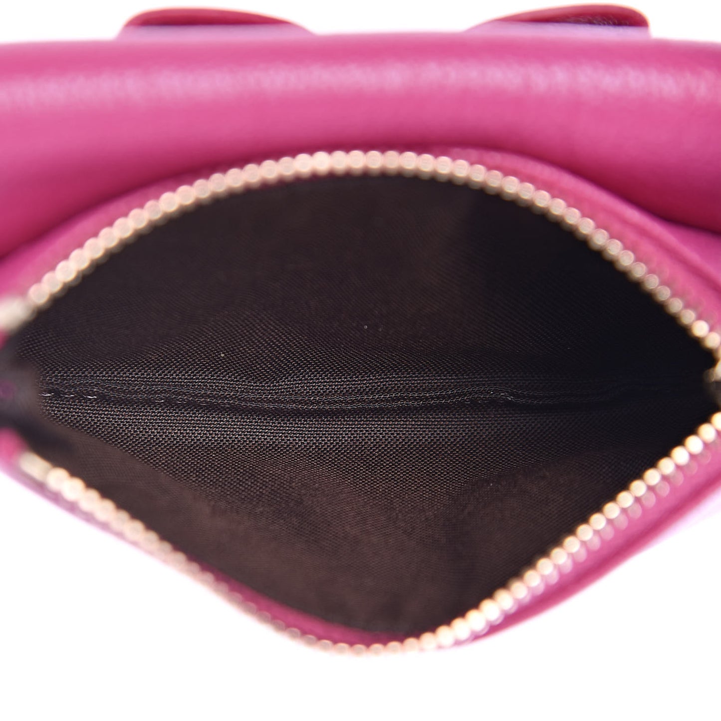 Goatskin Bow Coin Purse Pink