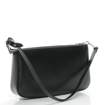 Louis Vuitton Epi Pochette Accessories NM Black 3 of 8
