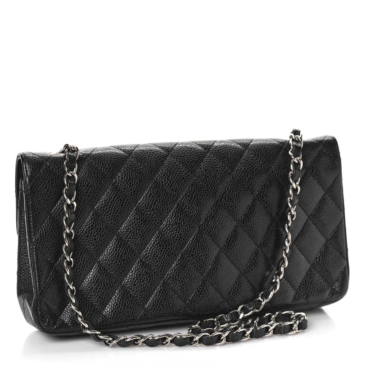 Chanel Caviar Quilted East West Flap Black 3 of 10
