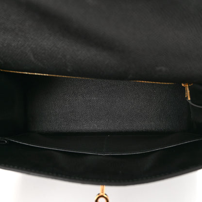 Hermes Epsom Kelly Sellier 28 Black 5 of 12
