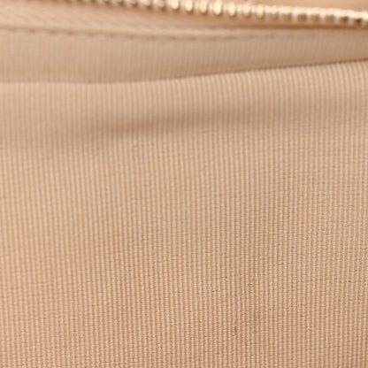 Chanel Shiny Crumpled Lambskin Quilted Small Preppy Pocket Clutch With Chain Beige 11 of 11