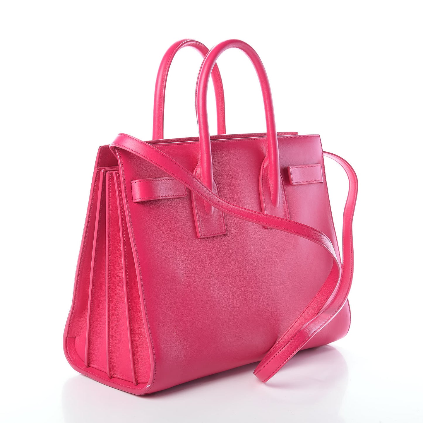 Calfskin Small Sac De Jour Lipstick Fuchsia