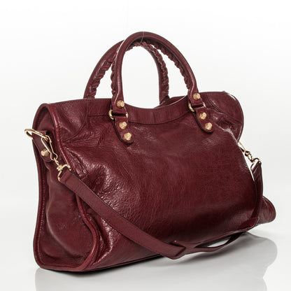 Balenciaga Agneau Giant 12 Gold Hardware City Rouge Cerise 4 of 11