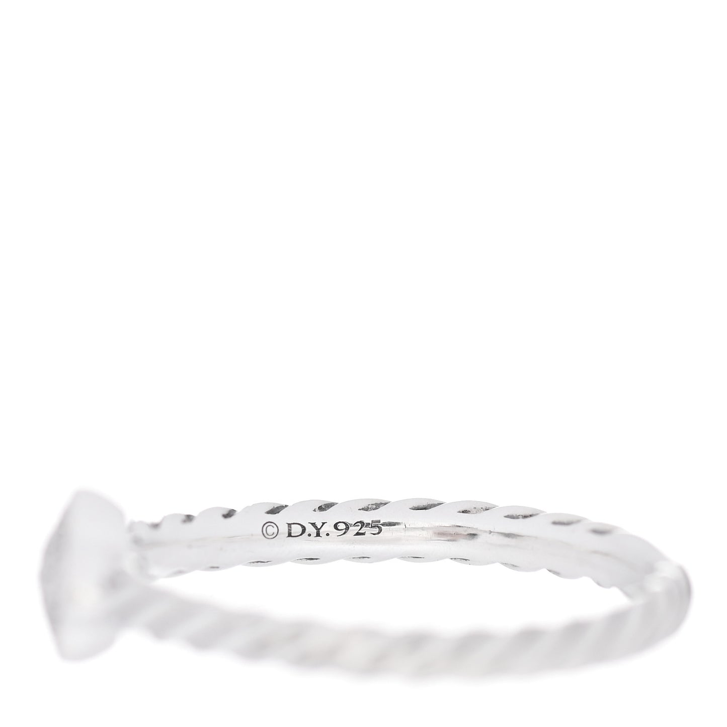 Sterling Silver Diamond Quatrefoil Ring 55 7.25
