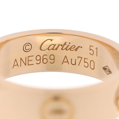 Cartier 18K Yellow Gold 5.5mm LOVE Ring 51 5.75 4 of 4