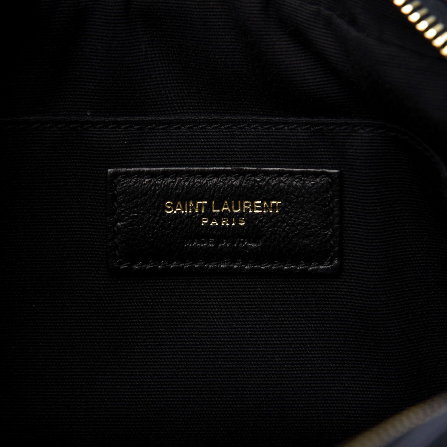 Saint Laurent Calfskin Matelasse Monogram Lou Camera Bag Navy 9 of 9