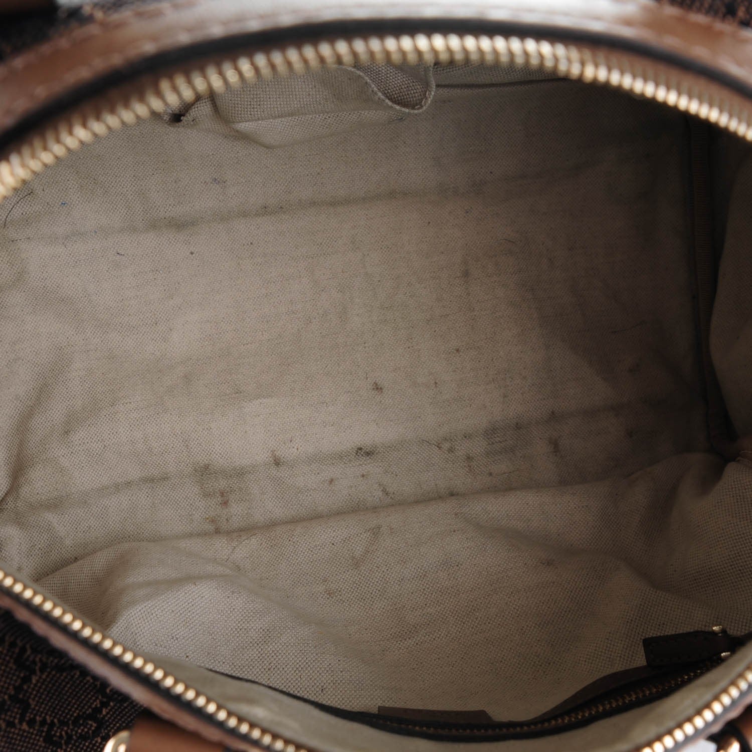 Gucci Monogram Canvas Medium Joy Boston Brown 9 of 9